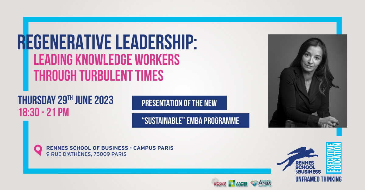 REGENERATIVE LEADERSHIP Leading Knowledge Workers Through Turbulent Times